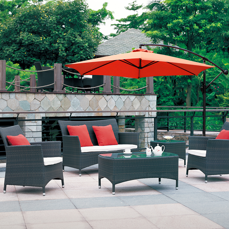 Висячий парасольковий патіо Sun Shade Offset Outdoor Market W/ Cross Base